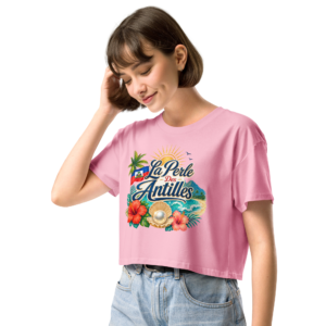 Haiti La Perle Des Antilles Women’s Crop Top