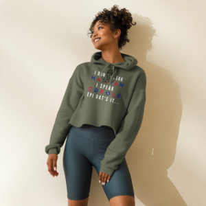 Haiti Fan Wear Crop Hoodie