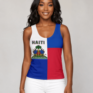Haiti Flag Women’s Tank Top