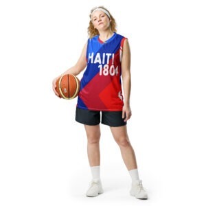 Haiti 1804 Premium Unisex Basketball Jersey | Modern Geo Performance Design