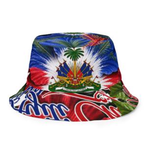 Ayiti Cheri Reversible Bucket Hat – Breathable Linen‑Feel Streetwear Accessory