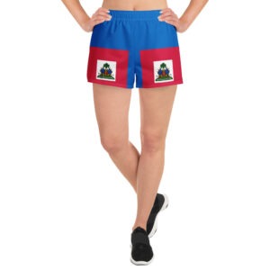 Haiti flag athletic shorts