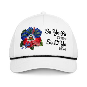 Classic Rope Cap "Sa Yo Pa Vle Wè A"